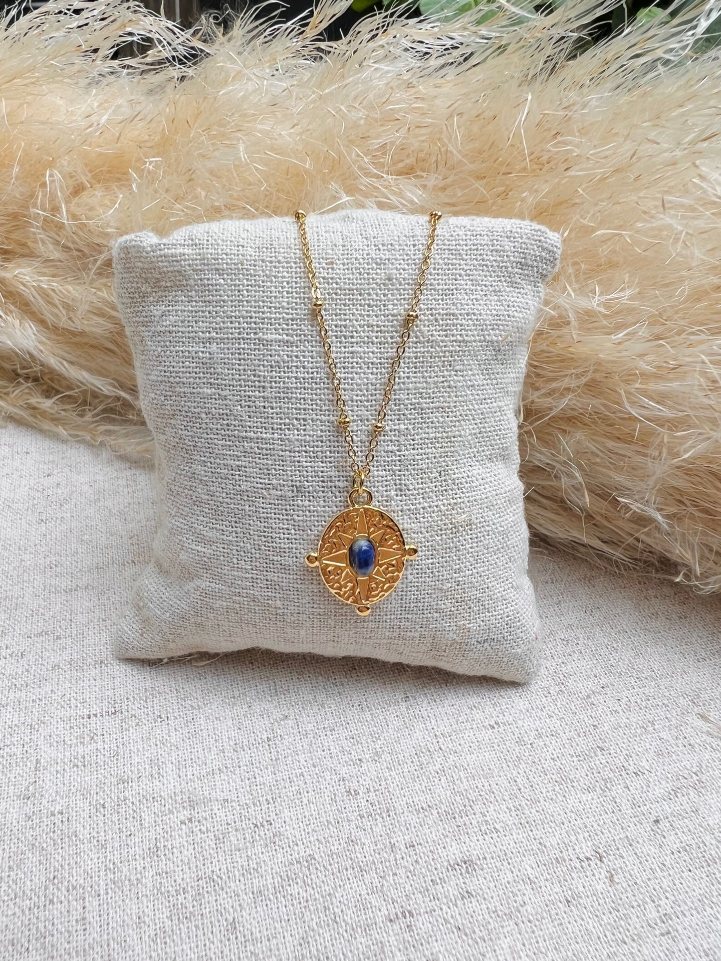 Collier Zoé - bleu