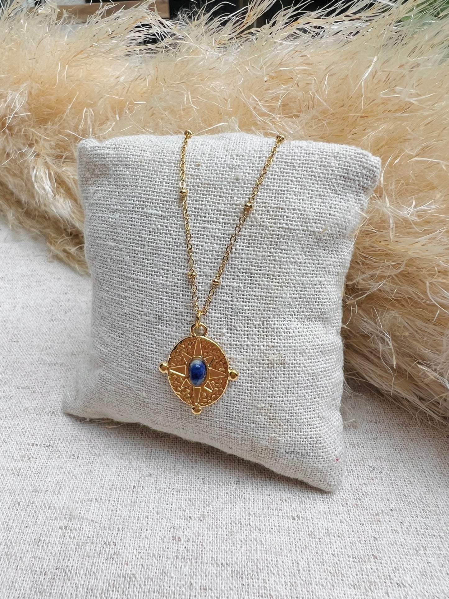 Collier Zoé - bleu