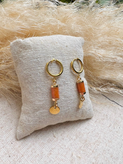 Créoles Iris - orange